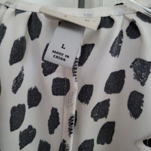 Black and white belted dress - Picture 4 of 5